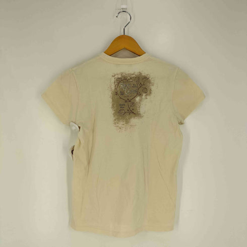 ラルフローレン RALPH LAUREN フロントプリント クルーネックTシャツ レディース import:L