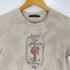 ラルフローレン RALPH LAUREN フロントプリント クルーネックTシャツ レディース import:L