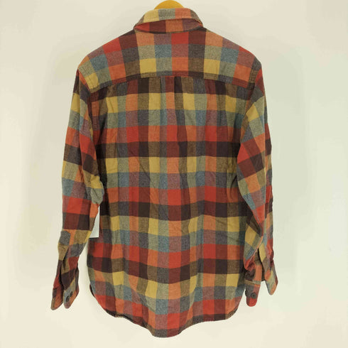 エルエルビーン L.L.Bean TRADITIONAL FIT フラップポケット チェック シャミークロスシャツ メンズ import:M