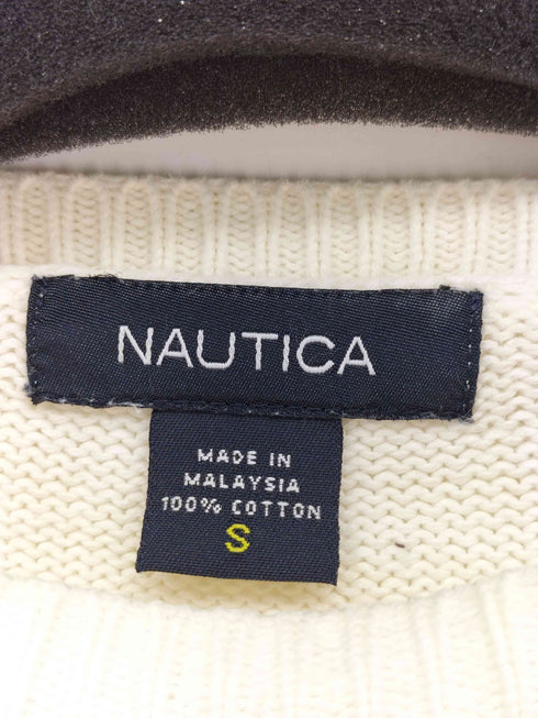 ノーティカ NAUTICA ロゴ刺繍 コットン ニット メンズ import:S