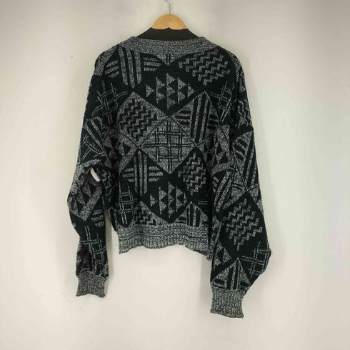 サッソン SASSON 総柄アクリルニット メンズ import:XL