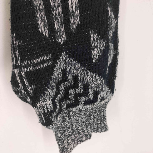 サッソン SASSON 総柄アクリルニット メンズ import:XL