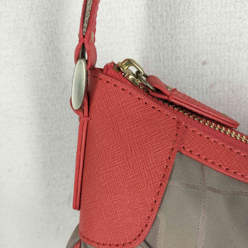 アニエスベーボヤージュ agnes b. VOYAGE 総柄 レザー切替 ショルダーバッグ レディース