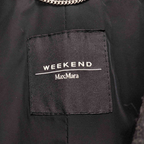 ウィークエンドマックスマーラ Weekend Max Mara ジップフードウールコート レディース 42