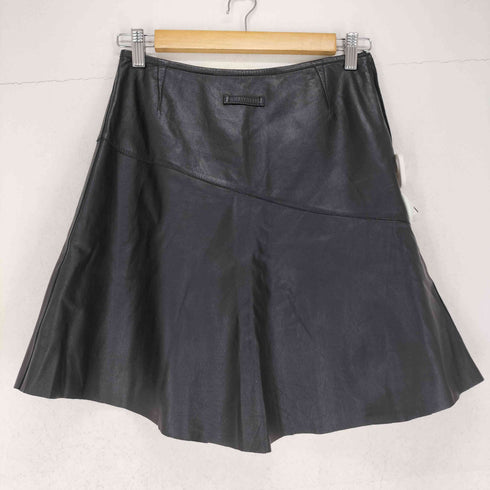 ジャンポールゴルチエフェム Jean Paul GAULTIER FEMME 90S 切替ラムレザー台形スカート レディース 40