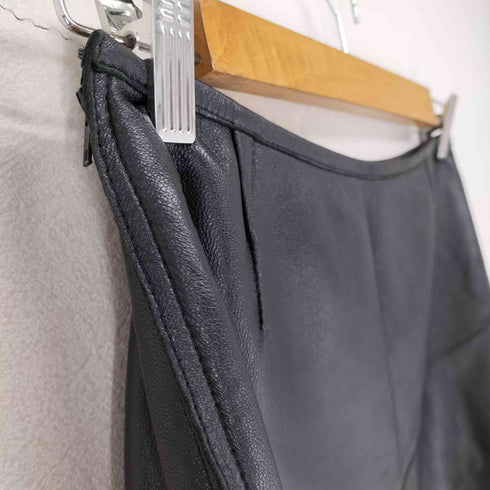 ジャンポールゴルチエフェム Jean Paul GAULTIER FEMME 90S 切替ラムレザー台形スカート レディース 40