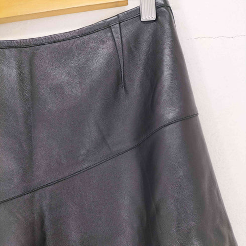 ジャンポールゴルチエフェム Jean Paul GAULTIER FEMME 90S 切替ラムレザー台形スカート レディース 40