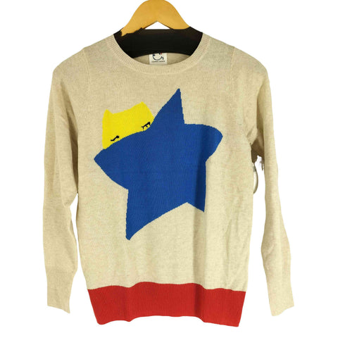 ツモリチサト TSUMORI CHISATO カシミヤ混 星 猫ニット レディース 2