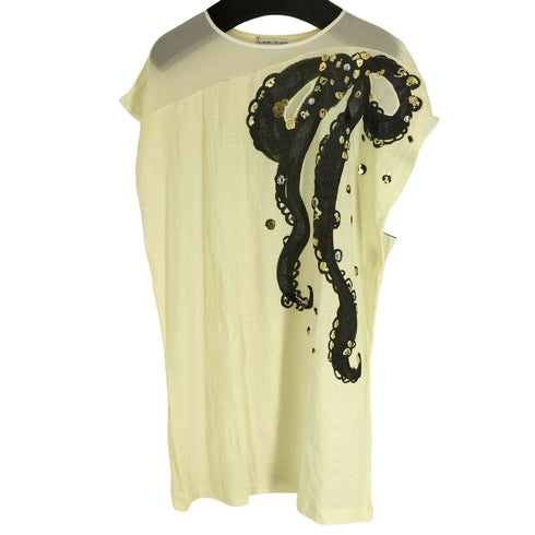 ツモリチサト TSUMORI CHISATO リボンビジュー ラメ ノースリーブチュニック レディース 2