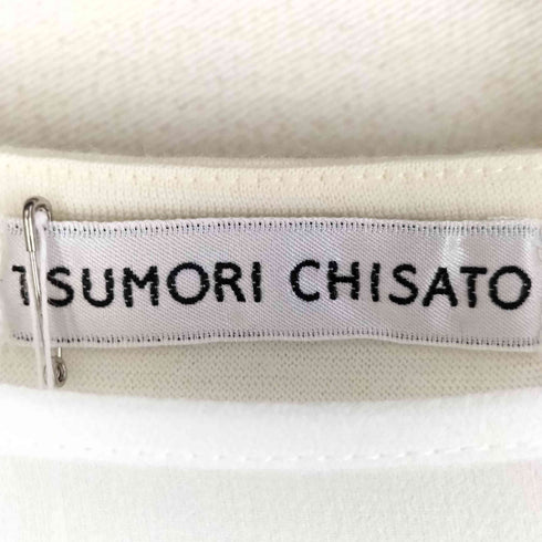 ツモリチサト TSUMORI CHISATO リボンビジュー ラメ ノースリーブチュニック レディース 2
