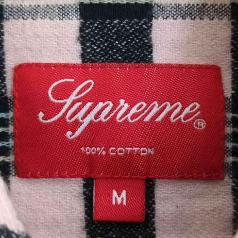 シュプリーム Supreme Checker Plaid Flannel shirt チェック柄 フランネルシャツ メンズ import:M