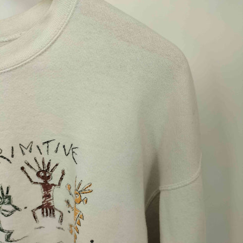 フルーツオブザルーム FRUIT OF THE LOOM 90-00S プリント L/S クルーネックスウェット メンズ import:XL