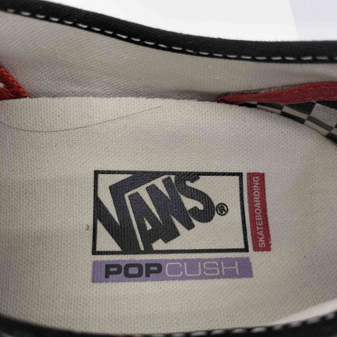 バンズ VANS POPCUSH WORLD'S 1 SKATE BORADING SHUE AUTHENTIC US規格 メンズ JPN:27.5