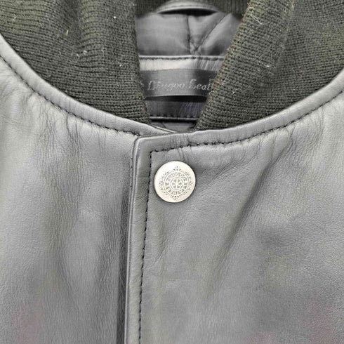 リューグーレザーズ Liugoo Leathers カウレザースタジャン メンズ JPN:M