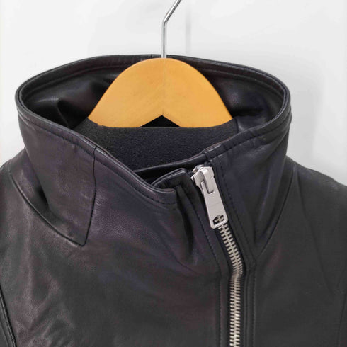 オールセインツ ALLSAINTS ELLIS BIKER ラムレザーライダースジャケット レディース DE:32