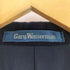 gary wasserman 金ボタン 紺ブレ ダブルウールテーラードジャケット メンズ