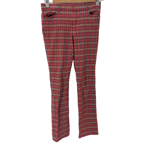 バーバリーロンドン BURBERRY LONDON チェック ストレートパンツ レディース 36