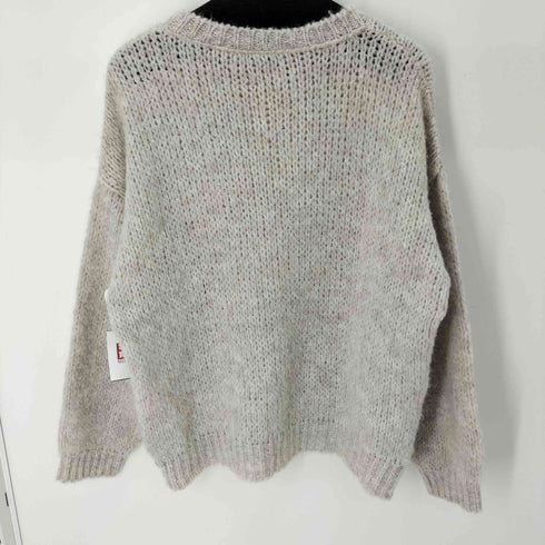トリコジャンマルク TRICOTS JEAN MARC モヘヤ混ウールクルーネックニット メンズ