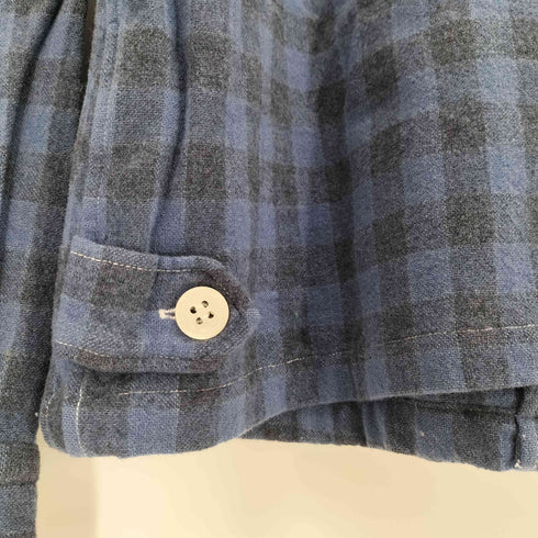 コムデギャルソンオム COMME des GARCONS HOMME AD2000 00AW 田中啓一デザイン 製品染 チェック柄ウールスウィングトップ メンズ