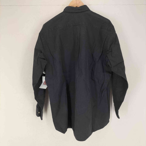 コムデギャルソンオム COMME des GARCONS HOMME AD1997 97AW 前立て切替オーバーサイズコットンシャツ メンズ