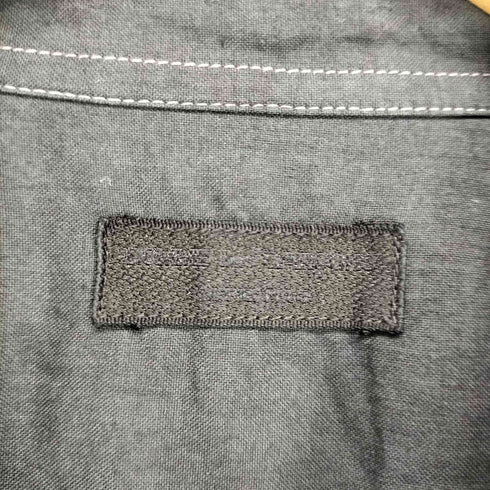 コムデギャルソンオムプリュス COMME des GARCONS HOMME PLUS 90S 製品染 前立てデザイン袖ギャザーオーバーサイズコットンシャツ メンズ