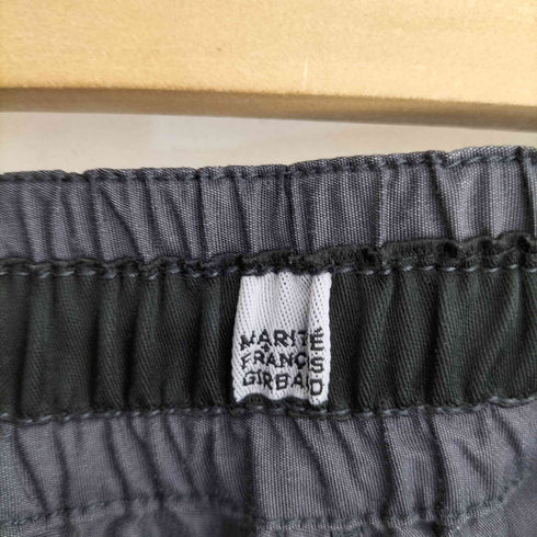 マリテフランソワジルボー MARITHE FRANCOIS GIRBAUD フロントジップ ウエストゴム ナイロンカーゴパンツ メンズ