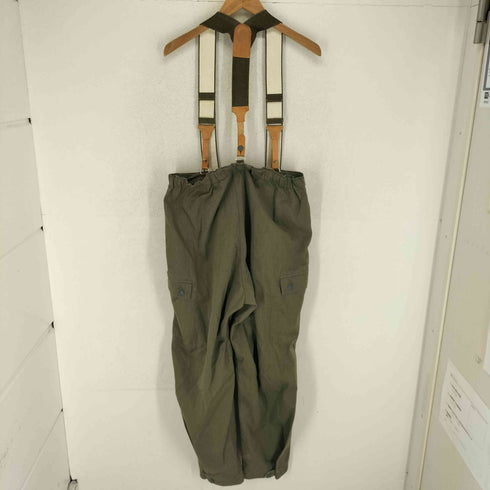 ユーロミリタリー Euro military 東ドイツ軍 60s- EXTRA STARK サスペンダー付カーゴテーパードパンツ メンズ g52
