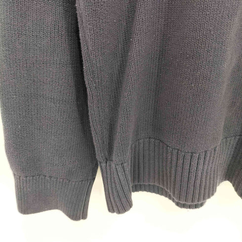 トミーヒルフィガー TOMMY HILFIGER USA ワッペン クルーネックコットンニット メンズ import:XL