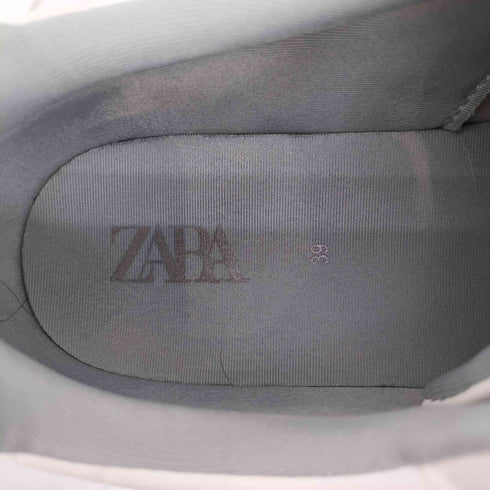 ザラ ZARA フラットフォームプリムソール 厚底スニーカー レディース JPN:39