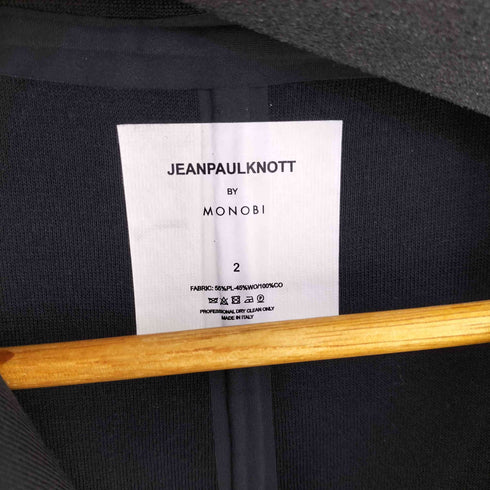 JEANPAULKNOTT by MONOBI ポリウール ボンディング ダブルブレストコート メンズ JPN:2