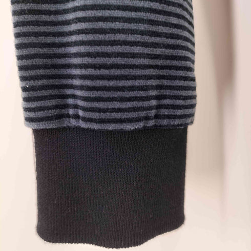 ATTISESSION 24AW ベロア ボーダー ポロシャツ レディース FREE