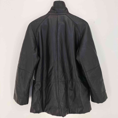 RITZ SADDLER イタリア製 本革 ジップアップ レザージャケット レディース 42