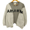 リハーズオール RehersalL ARMYプリント ドッキングスウェットシャツ レディース