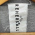 リハーズオール RehersalL ARMYプリント ドッキングスウェットシャツ レディース