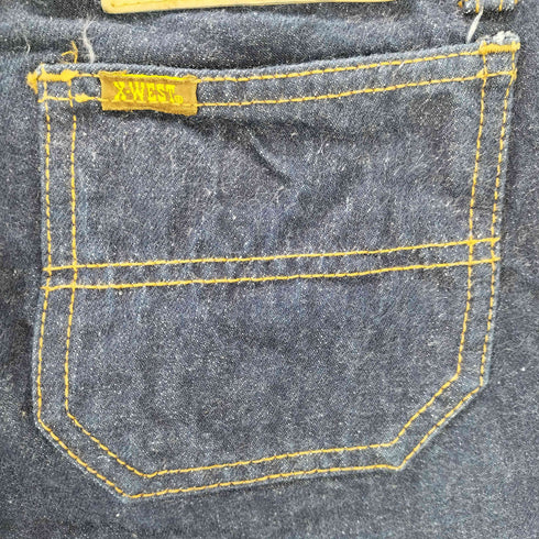 キャントン CANTON X-WEST ベルボトム デニムパンツ SCOVILジップ メンズ 76cm