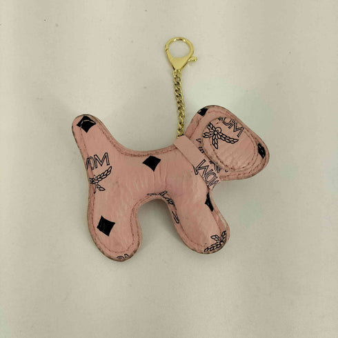 エムシーエム MCM レザー キーホルダー 犬 レディース