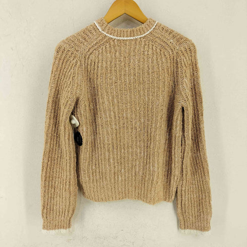 アクネストゥディオズ ACNE STUDIOS Crew Neck Sweater Warm Beige コットンウール パイル地ニット レディース import:S