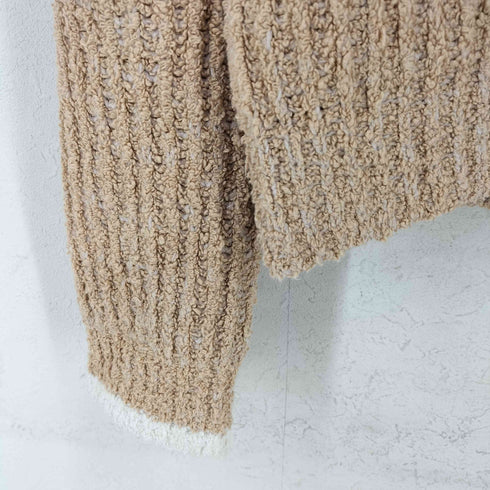 アクネストゥディオズ ACNE STUDIOS Crew Neck Sweater Warm Beige コットンウール パイル地ニット レディース import:S