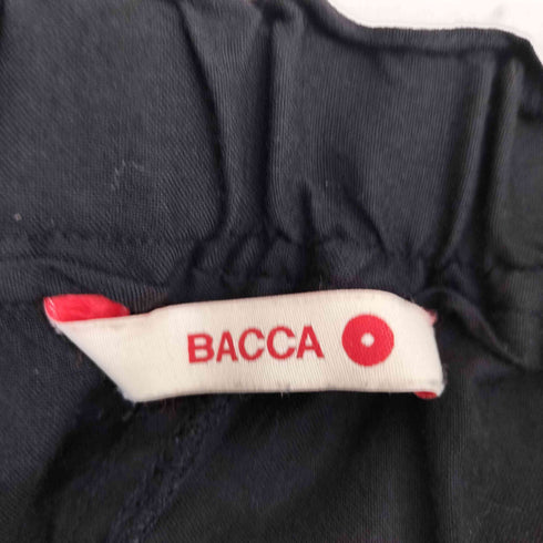 バッカ BACCA ウールレーヨントロピカル ギャザーワイドパンツ レディース 32