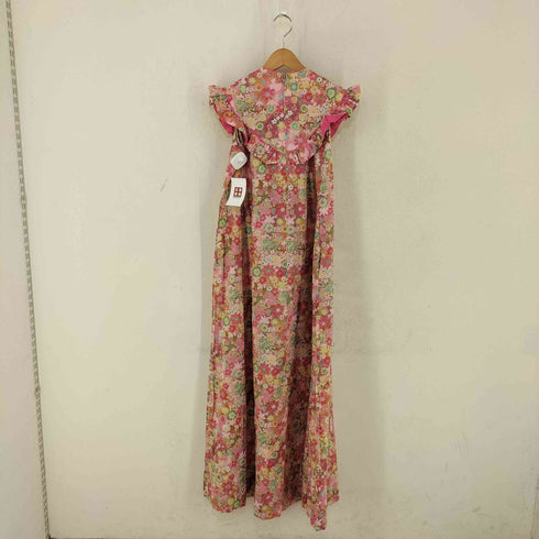 KIYOMI HAWAII 花柄 袖フリル ノースリーブワンピース レディース