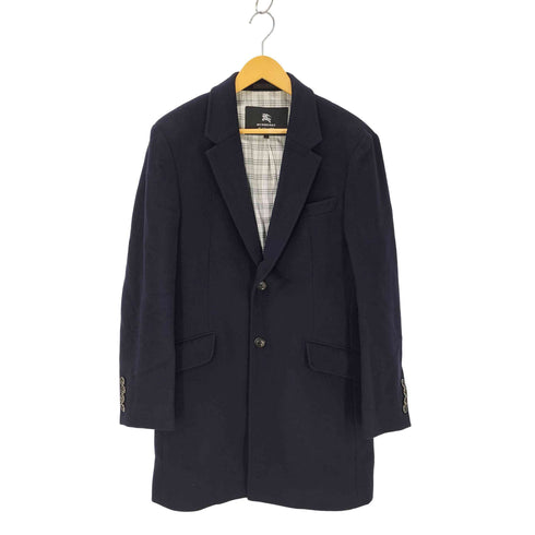 バーバリーブラックレーベル BURBERRY BLACK LABEL 裏地チェック2Bチェスターコート メンズ JPN:L