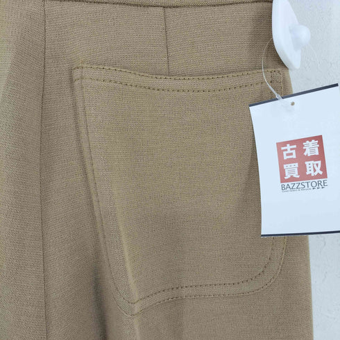ミュウミュウ miu miu MADE IN ITALY レーヨン混ヴァージンウール ワイドニットパンツ レディース EUR : 40