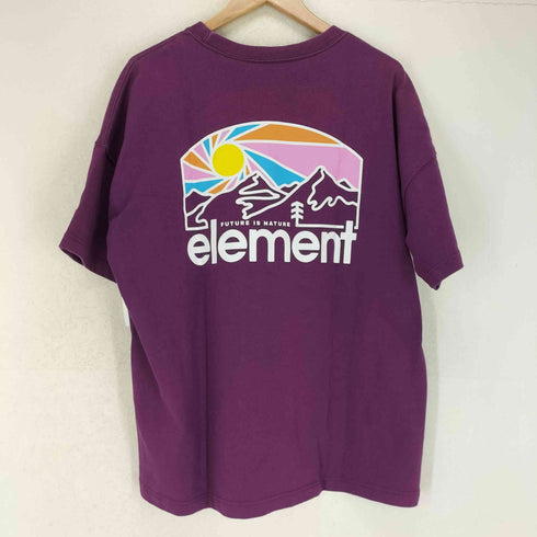 エレメント ELEMENT 両面プリントクルーネックTシャツ メンズ JPN:M