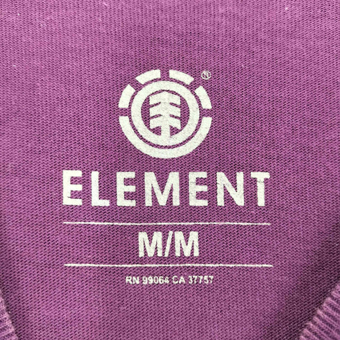 エレメント ELEMENT 両面プリントクルーネックTシャツ メンズ JPN:M