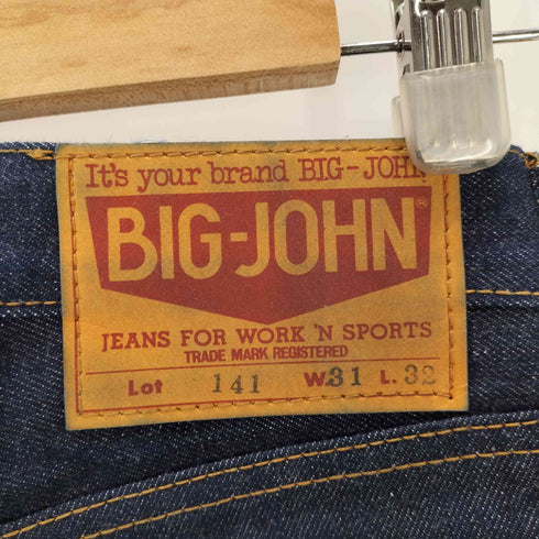 ビッグジョン BIG JOHN 141 ブーツカットデニムパンツ talonジップ メンズ W31 L33