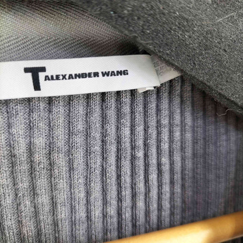 ティーバイアレキサンダーワン T by Alexander Wang ボタンデザイン リブニット ノースリーブワンピース レディース import:S