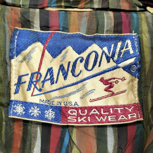60S~70S FRANCONIA MADE IN USA ファージップジャケット メンズ