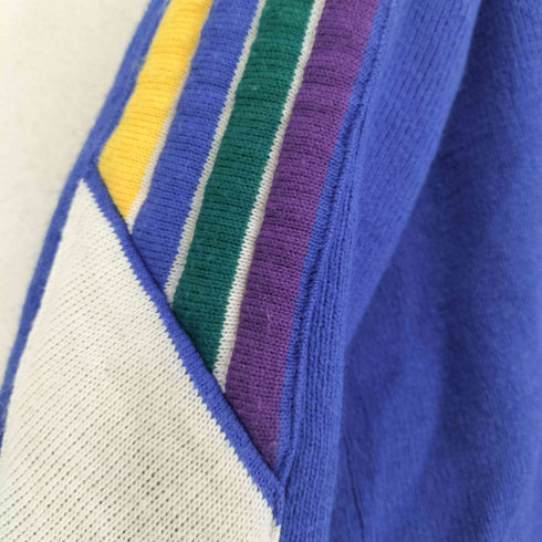 BUSNEL MADE IN FRANCE 中綿パッチラインニット メンズ