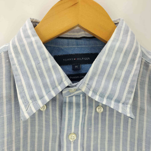 トミーヒルフィガー TOMMY HILFIGER リネンボタンダウンシャツ メンズ import:M