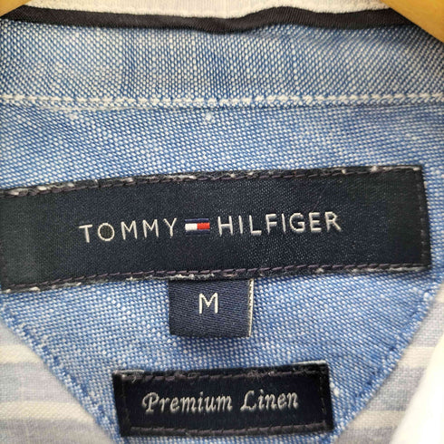 トミーヒルフィガー TOMMY HILFIGER リネンボタンダウンシャツ メンズ import:M